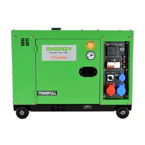 Thunder T9000 diesel generator 6kw front view