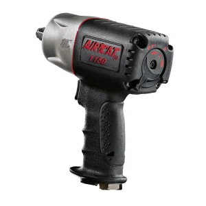 Aircat UT1150 impact wrench 1/2 inch drive composite body left profile view