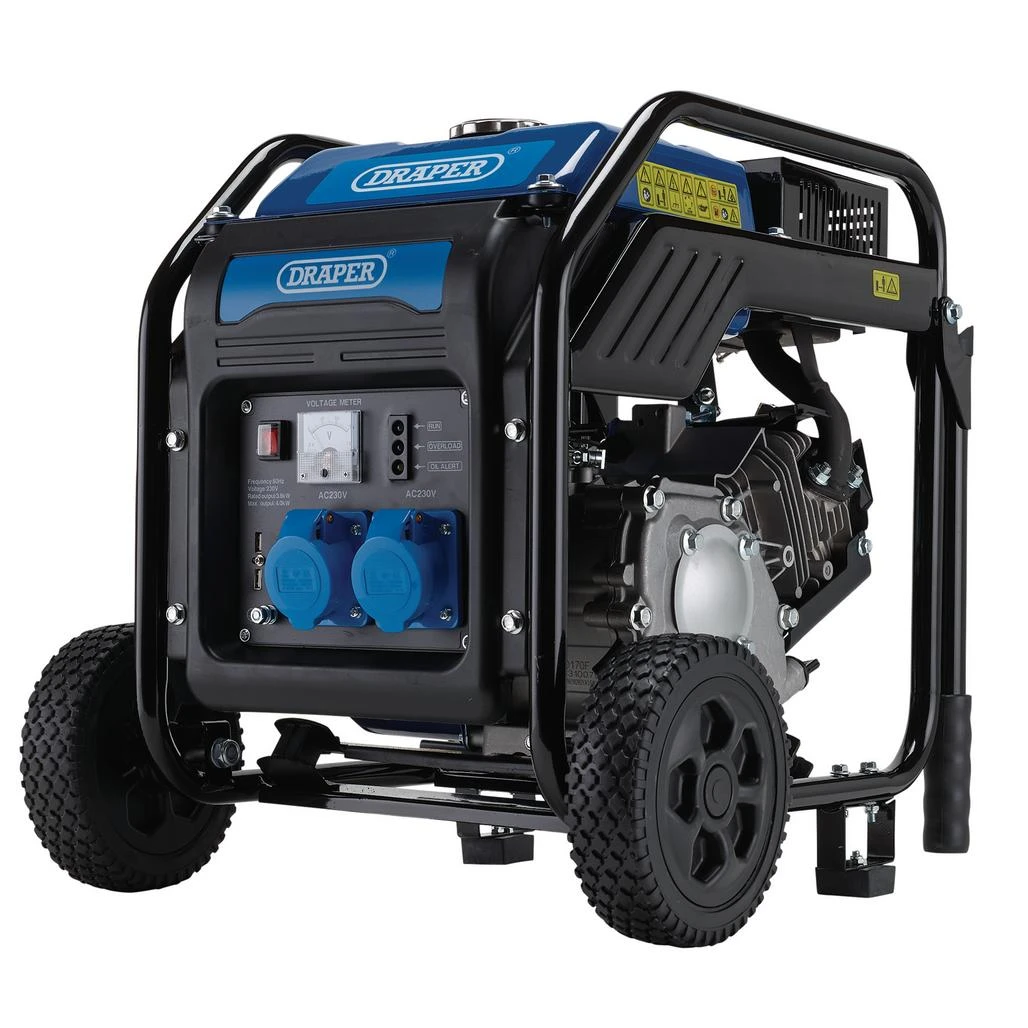 Petrol Open Frame Inverter Generator with Wheels, 3800W Petrol Open Frame Inverter Generator with Wheels, 3800W - Image 3