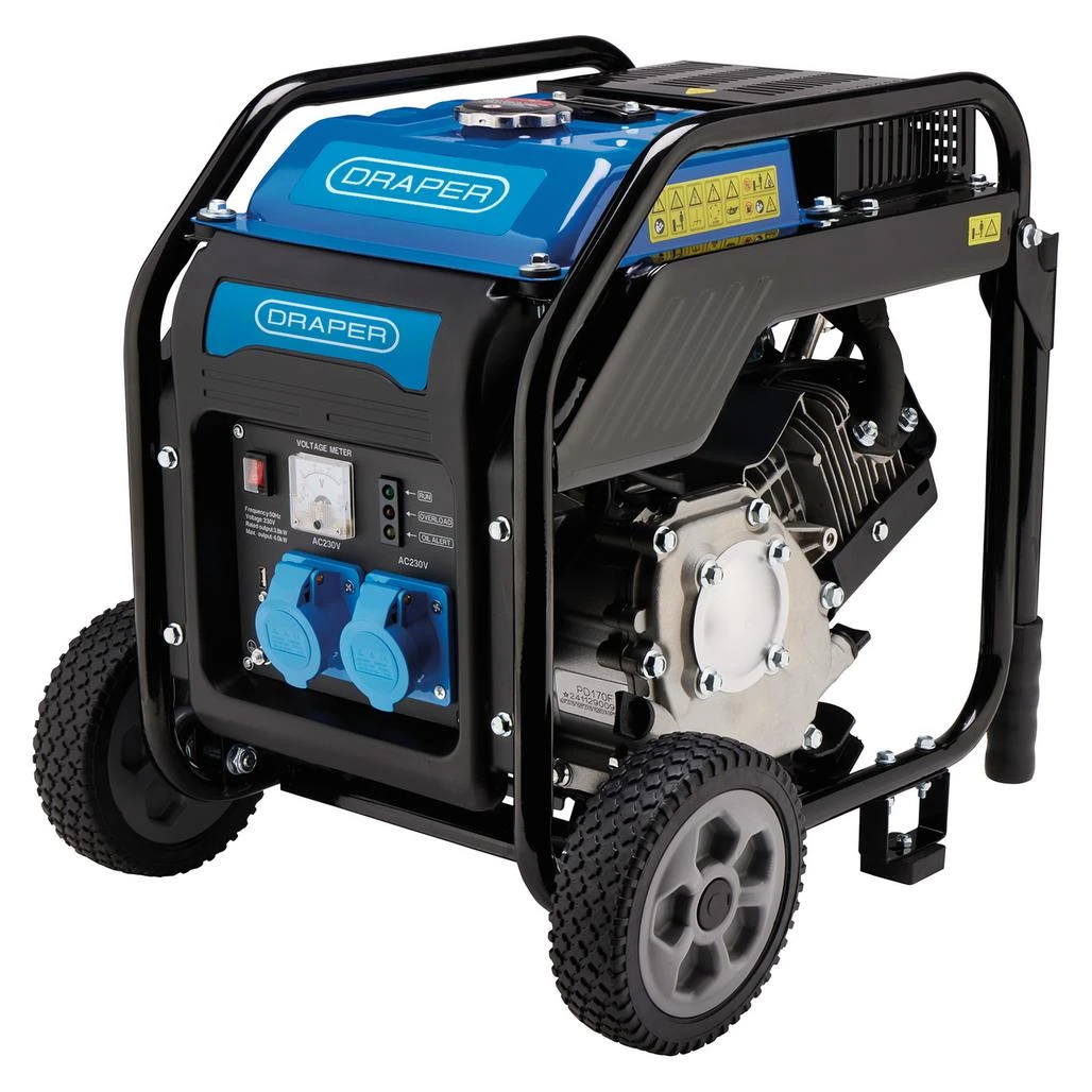 Petrol Open Frame Inverter Generator with Wheels, 3800W Petrol Open Frame Inverter Generator with Wheels, 3800W